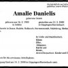 Sturm Amalia 1909-2000 Todesanzeige